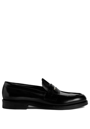 DSQUARED2 D2 Classic leather loafers - Black