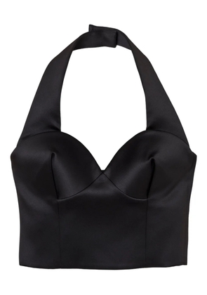 Marc Jacobs sculpted halter-neck top - Black