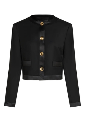 Karl Lagerfeld button-fastening jacket - Black