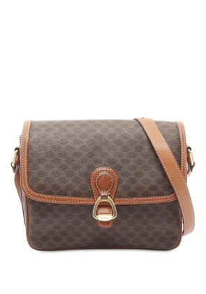 Celine Pre-Owned 2000-2010 Macadam Coated Canvas crossbody bag - Brown