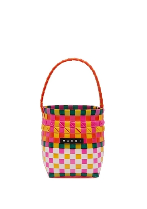 Marni Pre-Owned 2010-2025 Woven Plastic Basket Bag bucket bag - Multicolour