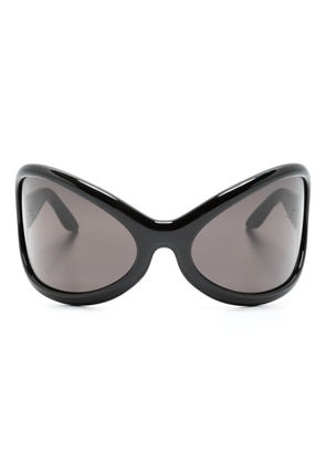 Acne Studios oversized round-frame sunglasses - Black