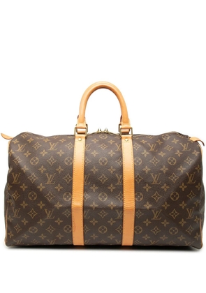 Louis Vuitton Pre-Owned 2001 Monogram Keepall 45 travel bag - Brown