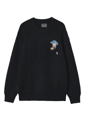 Musium Div. logo-patch jumper - Black