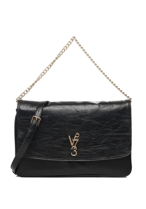 V°73 Louise logo-plaque shoulder bag - Black