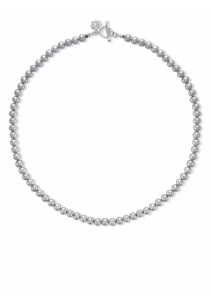DOWER AND HALL pearl-detail necklace - Silver