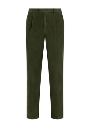 Boglioli pleated corduroy trousers - Green