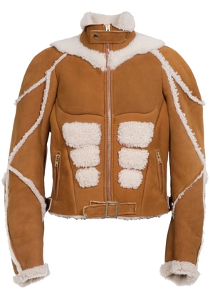 Natasha Zinko Camping shearling jacket - Brown
