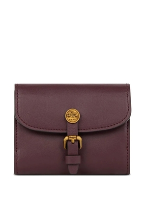 ETRO Pony leather wallet - Red