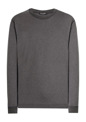 Dolce & Gabbana cotton long-sleeve T-shirt - Grey