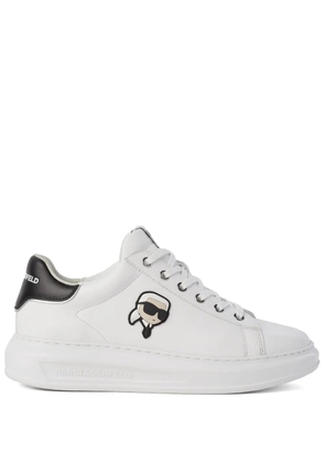Karl Lagerfeld Ikon NFT Kapri leather sneakers - White