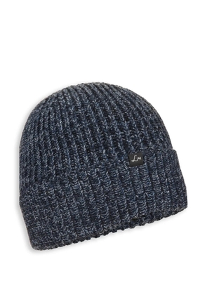 LAMUNT ribbed beanie - Blue