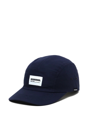 Neighborhood logo-patch cap hat - Blue