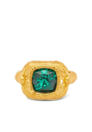 Oscar de la Renta crystal-embellished ring - Gold