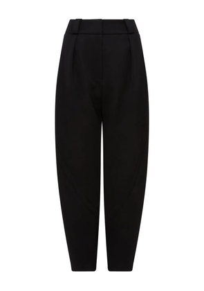 16Arlington Pola piped-seam pocket tapered trousers - Black