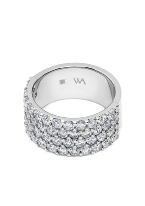 Jewels Aficionado 18K white gold diamond ring - Silver