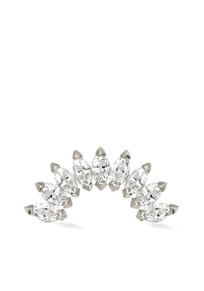 Lark & Berry 14kt white gold Stately diamond earring - Silver