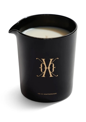 Kiki de Montparnasse Jasmine massage oil candle - Black
