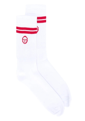 Sergio Tacchini logo socks - White
