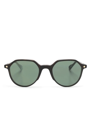 Snob Clubber round-frame glasses - Brown