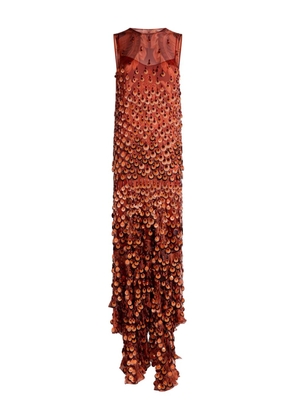 ETRO sequin-embellished sleeveless dress - Red
