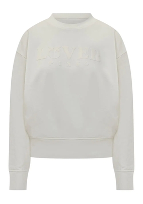 PINKO logo-print sweatshirt - White