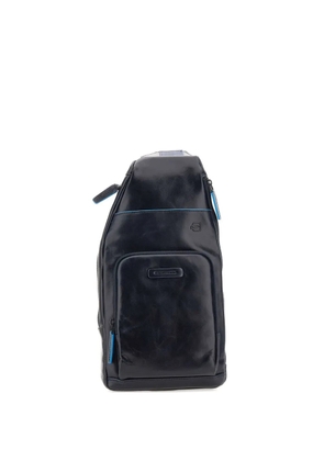 PIQUADRO leather backpack - Black