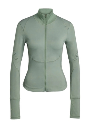 adidas by Stella McCartney perforated zip jacket - Green