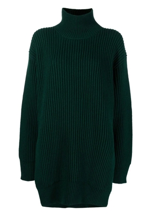 Jil Sander roll-neck ribbed-knit jumper - Green