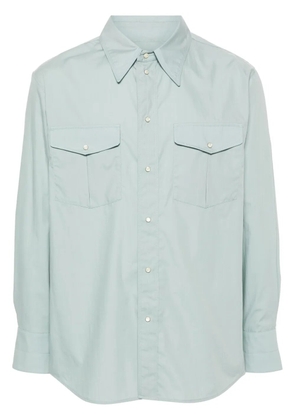 LEMAIRE Western poplin shirt - Blue