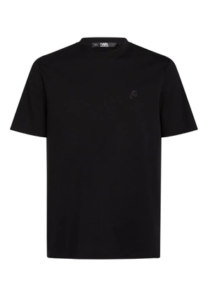 Karl Lagerfeld Kameo logo-embroidered T-shirt - Black