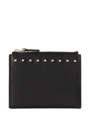 Valentino Garavani rockstud zip-around cardholder - Black