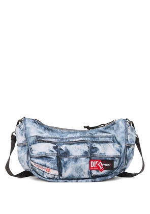 Diesel x Eastpak Trompe-L'oeil denim shoulder bag - Blue