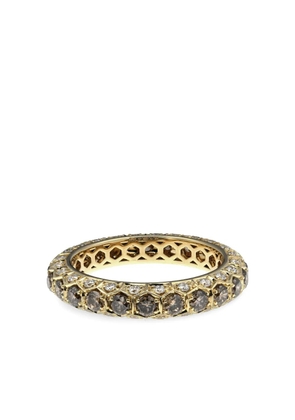 LILY GABRIELLA 18k yellow gold HEX Eternity diamond ring