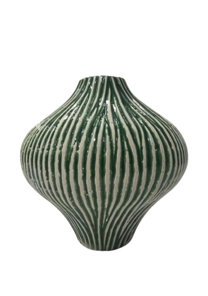 L'OCA NERA ridged vase (34.5cm) - Green