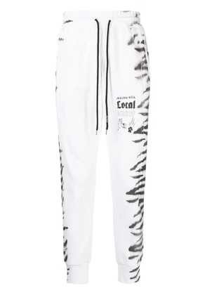 Mauna Kea tiger-print track pants - White