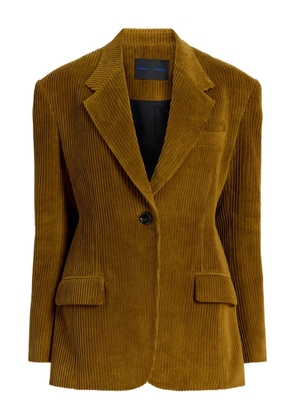 Proenza Schouler single-breasted corduroy blazer - Brown
