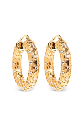Versace Greca-engraved hoops - Gold