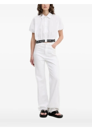 Karl Lagerfeld Jeans banded short-sleeve shirt - White