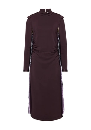 Maison Margiela gathered midi dress - Brown