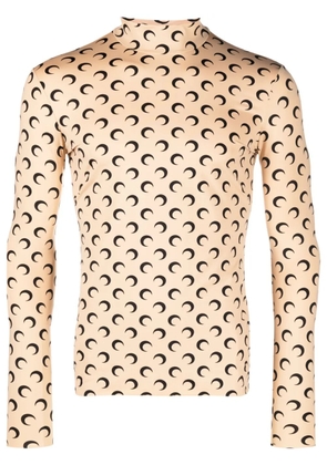 Marine Serre Regenerated Second Skin top - Neutrals