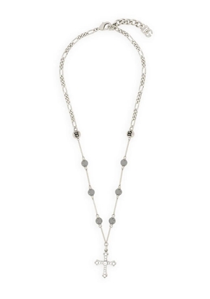 Dolce & Gabbana cross-pendant necklace - Silver