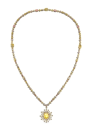 Anabela Chan 18kt yellow gold Spectra multi-stone necklace