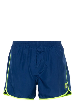 Sundek contrast-trim swim shorts - Blue