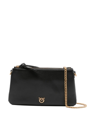 PINKO double-zip leather cross-body bag - Black