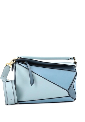 Loewe Pre-Owned Puzzle Bag Leather Small satchel - Blue