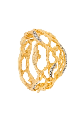 Susan Caplan Vintage Elizabeth Taylor cuff bracelet - Gold