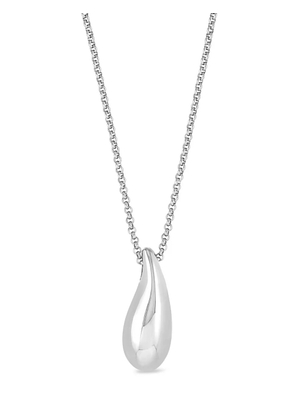 DOWER AND HALL Lucky Teardrop necklace - Silver