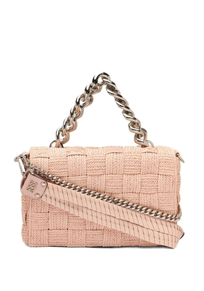 Casadei Hanoi woven chain shoulder bag - Neutrals