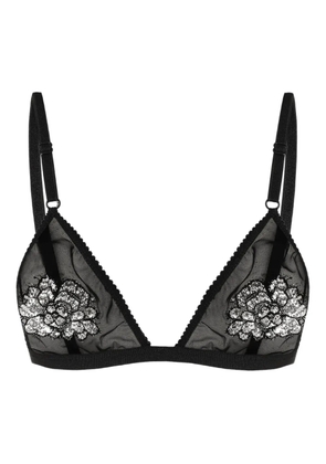 Dolce & Gabbana tulle lace bra - Black
